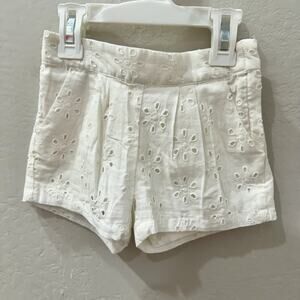 Janie & Jack White Eyelet Shorts